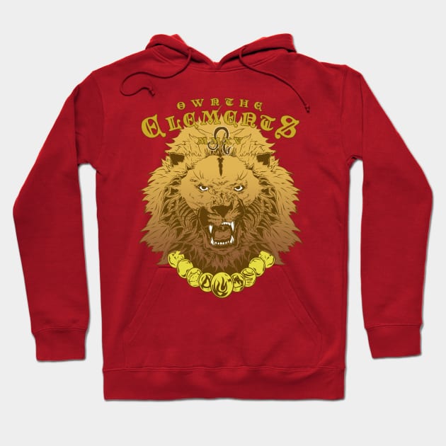 OTE Golden Leo Hoodie by OwnTheElementsClothing